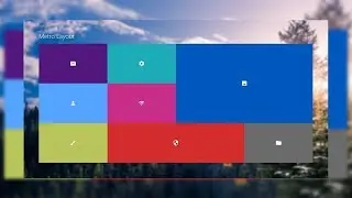 Metro Menu UI | By Used GridCSS3 😍  2019