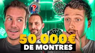 Alexandre nous présente sa collection ! 50 000€ de montre !