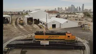 Turntable at BNSF's Milby Shop, Houston