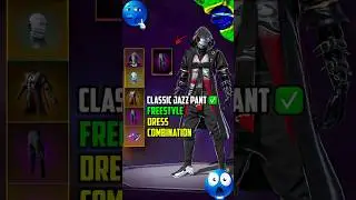 FREESTYLE 🇧🇷 DRESS COMBINATION 👺 WITH CLASSIC JAZZ PANT 🔥 FREE FIRE 🔥