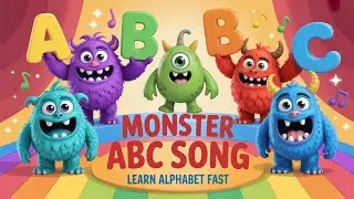 Monster ABC Dance 👾 | Learn Alphabet A&ndash;Z with Cute Dancing Monsters || finallykidstv 