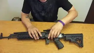 How to attach SIDE RAIL SCOPE MOUNT on your AK47