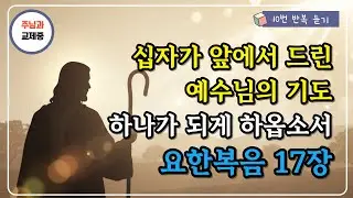 요한복음 17장 말씀 낭독 | 예수님의 기도 ㅣ 10번 반복 듣기