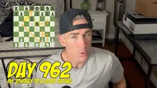 День 962: Играю в шахматы каждый день, пока не достигну рейтинга 2000.