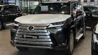 All New Lexus Lx600 7seats 2025 Luxury SUV (Black Color) - interior and exterior