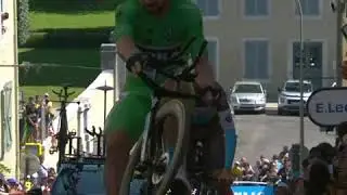Peter Sagan Wheelie - Tour de France 2019 - Stage 13