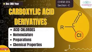Carboxylic Acid Derivatives 03 || Bsc 2nd Year || R-Chemistry #organicchemistry 