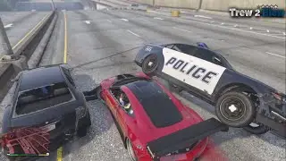 GTA V - INSANE FAST & FURIOUS POLICE CHASE!