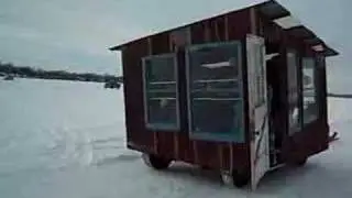 Ice Shanty on Medicine Lake