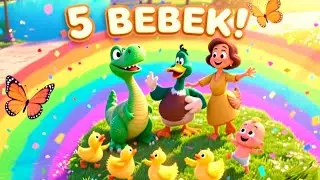 Lima Bebek Kecil – Five Little Ducks Indonesia –  Baby & Dino | FAAZKIDS