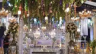 Grand Waleema Reception, Beautiful Decor, Glass Stage, VVIP Catering