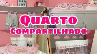 TOUR PELO QUARTO COMPARTILHADO DA BEBÊ // mostrei tudo
