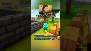 ハードコアで急ダメージ...なんでかわかる？【マイクラ】