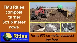Compost Turner Ritlee TM3 tractor mounted compost turner