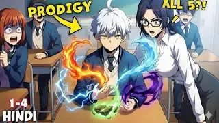 (1-4) 5 Elements Ka Master! Rules Tod Kar Bana Sabse Khatarnak! | Manhwa Explained in Hindi