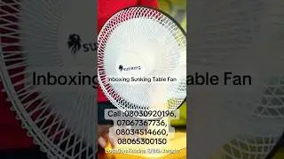 Unboxing of Sunking table fan #content #wholesale #retail #solarenergy #fan #sunking #lassman