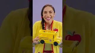 The Wheels On the TOY Bus! 🧸 Ms Appleberry & CoComelon Craft Videos #shorts