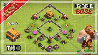 ✅ BEST Town Hall 3 (TH3) Hybrid Base 2022 - LINK