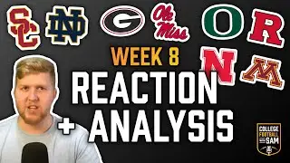 Notre Dame Beats USC | Ohio State, Oregon & Michigan Dominate | Miami & Nebraska Lose | Napier Fired