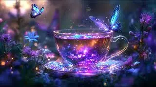 Magical Tea Time 🫖 | Ambient Sounds Study Journaling ✨ | 🦋 Fantasy Scene ASMR Water Bubbles