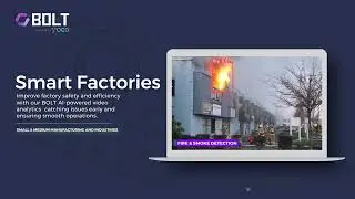 BOLT Intelligent Video Analytic Smart Factory #videoanalytics #smartfactory #ppedetection #anpr