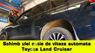 Schimb ulei cutie de viteza automata Toyota Land Cruiser cu aparat ATF / Service Auto Expert Oradea