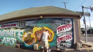 Tony Touch & Infinite Art - The Fortune Teller - timelapse graffiti