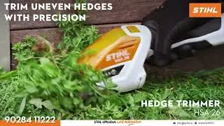 Perfect Shrubs & Lawns trimming with STIHL Hedge Trimmer HSA 26