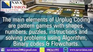UNPLUG CODING CLUB &brvbar;&brvbar; NAVA VISION &brvbar;&brvbar; www.navavidya.com | 2 levels | Club manuals and online videos