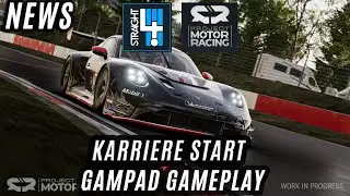 Project Motor Racing News - Gamepad Gameplay und Start im Karriere Modus!