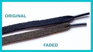 How to Fade Any Shoelaces &mdash; 1985 Vintage Look