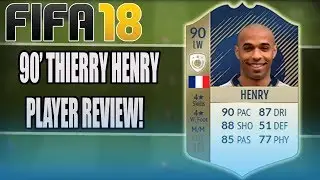 FIFA 18 ICON THIERRY HENRY (90) PLAYER REVIEW | Fifa 18 Ultimate Team