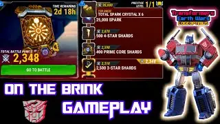 On The Brink Solo Event Gameplay | TFEW | #transformers #transformersearthwars #transformers7