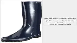 Aigle Venise Marine/Blanc Stivali da Donna