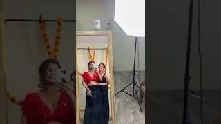 Mini Vlog : Navratri Collab Shoot with @NidhiK ❤️ Dance Practice #youtubeshorts #shorts #minivlog