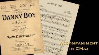 Danny Boy Accompaniment in C