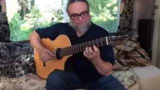 Gary Southwell bog wood guitar Joy!!