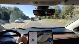 2019 Tesla Model (Driving Video ) (OnePlus7Pro Wide Angle Day time)