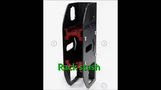 Rack stash for bike racks