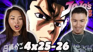 NO WAY! 🤯 | JoJo's Bizarre Adventure PART 4 Ep 25 & 26 REACTION