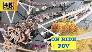 The Ride to Happiness ON RIDE POV 4K -  Plopsaland Belgium