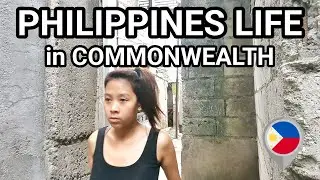 HIDDEN LIFE in QUEZON CITY | WALKING THE OTHER SIDE OF COMMONWEALTH RESIDENCE Philippines [4K] 🇵🇭
