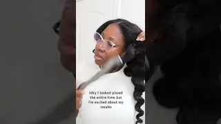 Styling my stretched hair #hairroutine #longhair #4ahair #haircare #naturalhair
