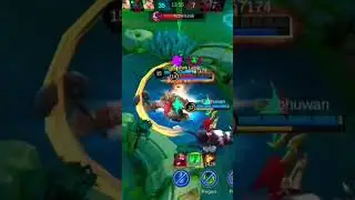 mobile legends  playing as a supporter using Angela #mobilelegends #mlbb #mlbbcreatorcamp #gameplay