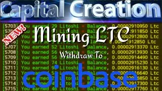 Termux Tutorial - Mining LTC || Withdraw To Coinbase!!!