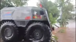 Indian Army deploys ATOR N1200 mobility vehicle for flood rescue in Amritsar, Punjab.