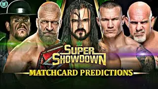 WWE Supershowdown 2019 Matchcard Predictions | Hariesh 18
