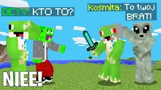 KOSMICI STWORZYLI MOJEGO BRATA w Minecraft! (straszne)