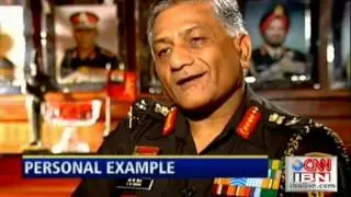 CNN IBN Gen  V K Singh 4 11 2010