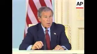 WRAP Bush and Putin hold joint presser following bilateral talks